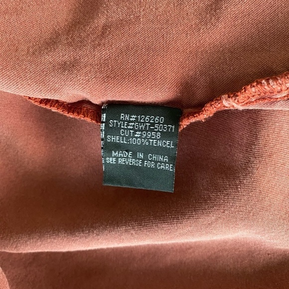 Velvet Heart Dress Sleeveless Round Neck Panels Buttoned Front Women’s Large - Picture 4 of 7